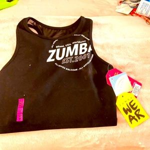 Zumba sport bra new never used spicy